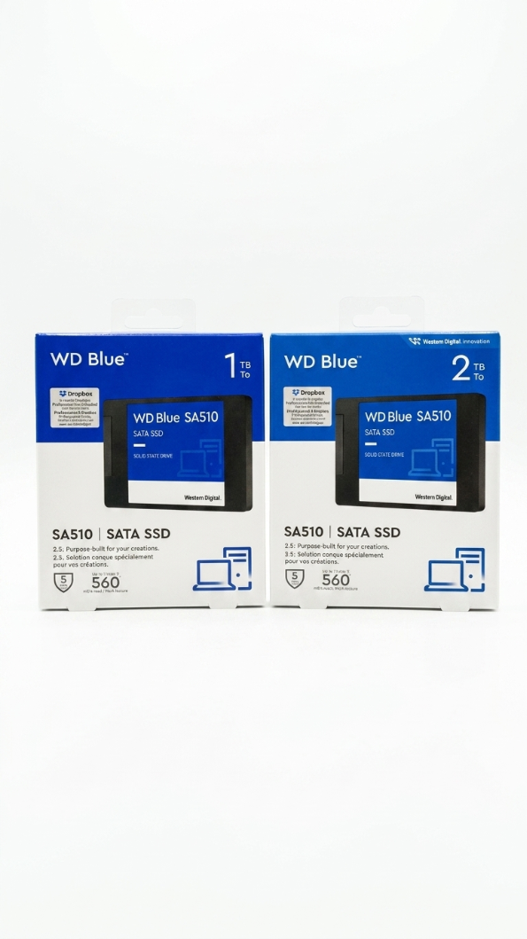 Varias unidades de SSD Western Digital Blue listas para despacho al por mayor